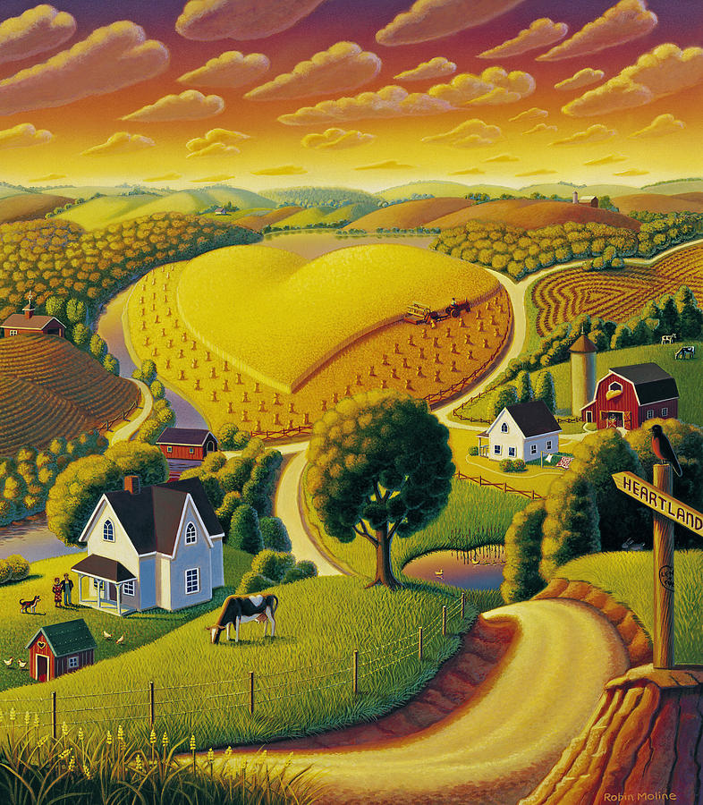 Heartland  Painting by Robin Moline