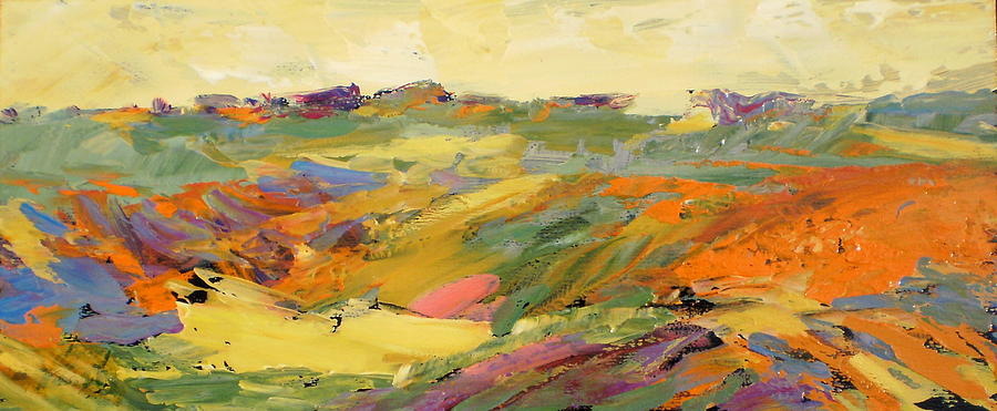 Yellow Painting - Heartland Series/springtime by Marilyn Hurst Yellow Painting - Heartland Series/springtime by Marilyn Hurst