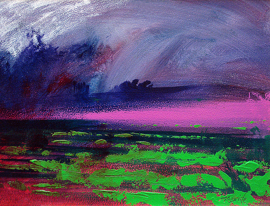 Heather Weather Painting by Neil McBride