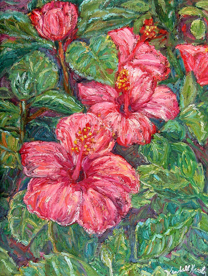 Hibiscus Painting by Kendall Kessler