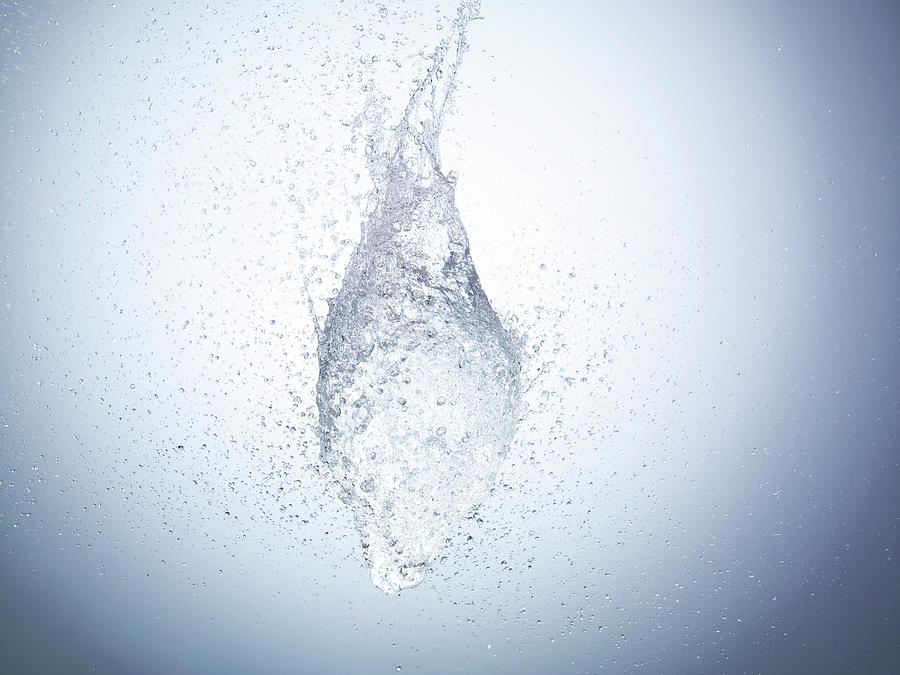 High Speed Image Of Water Exploding #2 Photograph by Level1studio