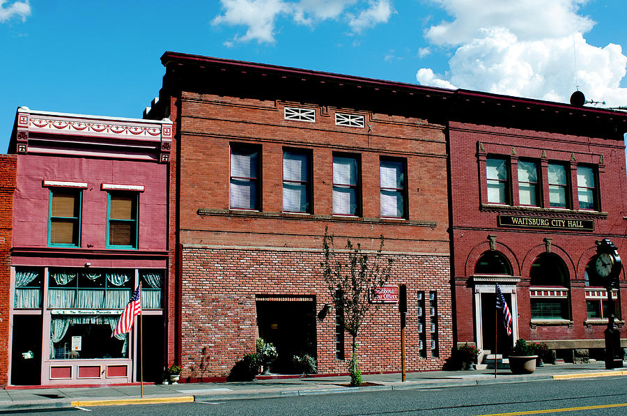 Historic Buildings Along Main Street Photograph by Nik Wheeler - Pixels