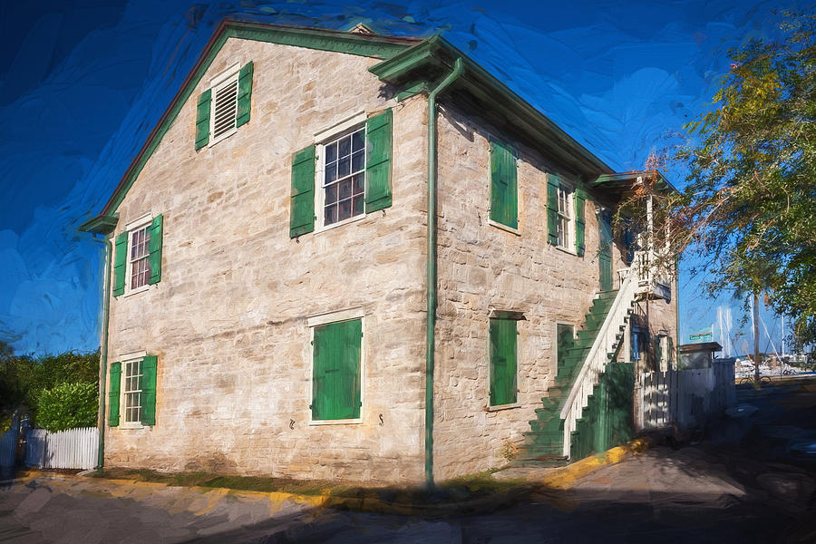 Historic Homes of St Augustine Painted  #2 Photograph by Rich Franco