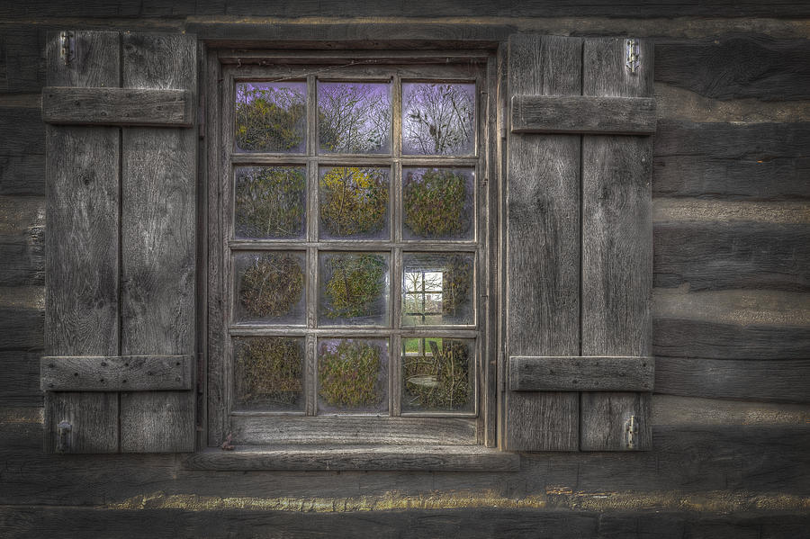 Historical Window #3 Photograph by Peter Lakomy