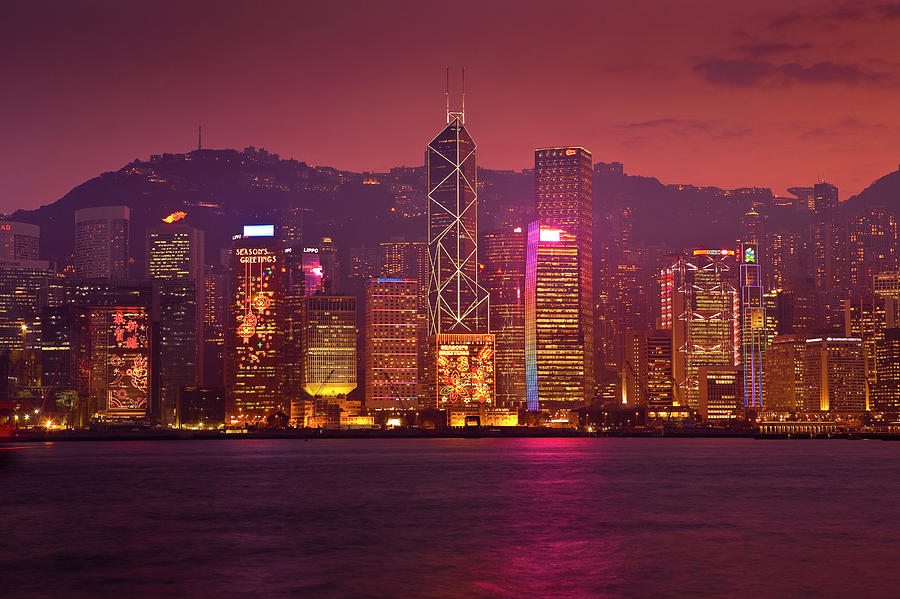 Hong Kong Island Skyline From Kowloon #2 Photograph by Richard Ianson