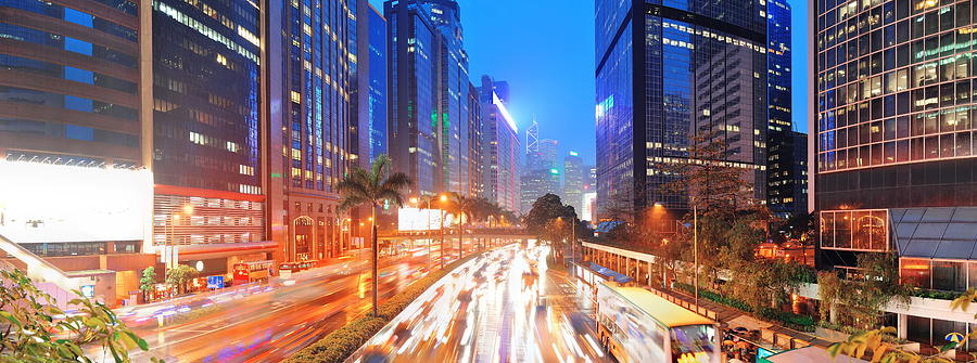 Hong Kong street view #2 Photograph by Songquan Deng