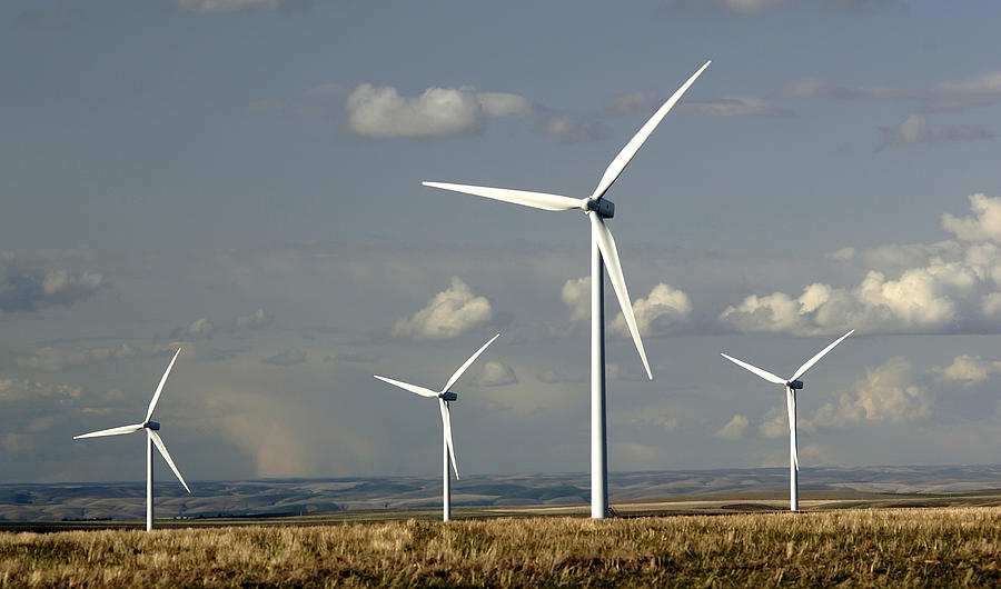 Hopkins Ridge Wind Farm, Washington #2 Photograph by Theodore Clutter