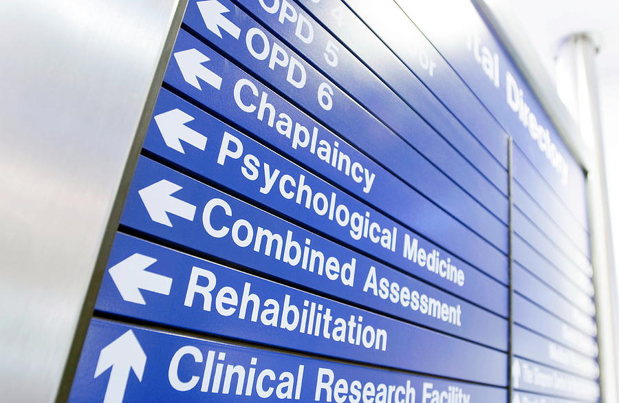 Hospital Signs #2 Photograph by Gustoimages/science Photo Library