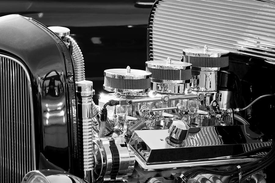 Hot Rod Engine #2 Photograph by Jill Reger
