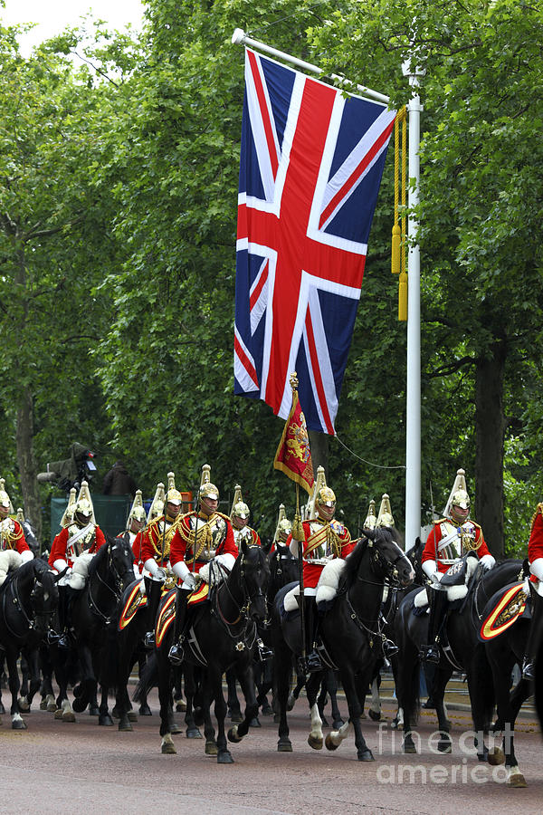 London Photograph - Household Cavalry Life Guards by James Brunker