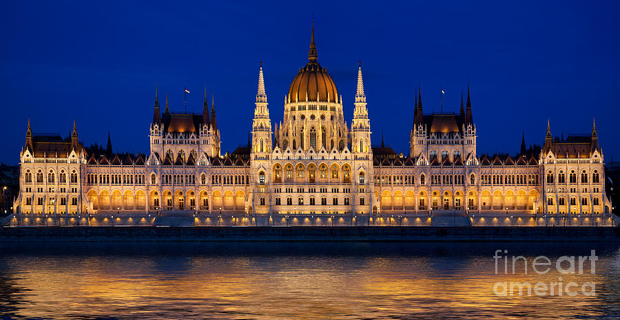 Hungarian parliament in Budapest #2 Photograph by Michal Bednarek
