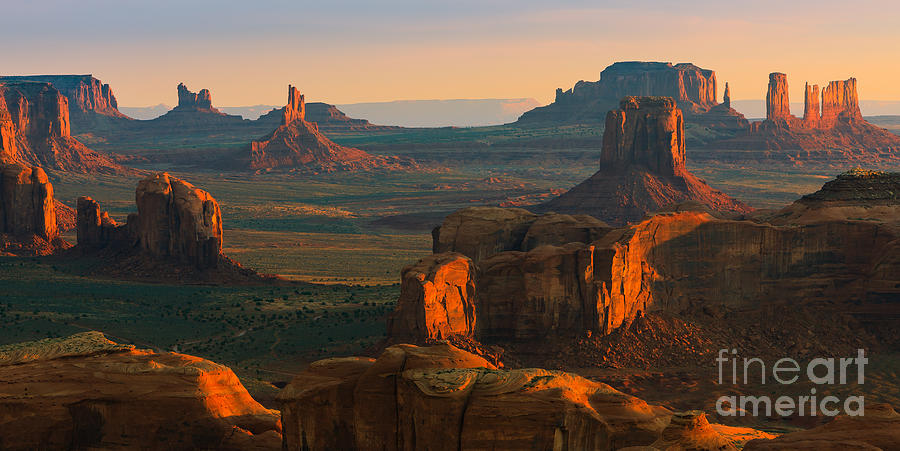 Hunts Mesa In Monument Valley Photograph
