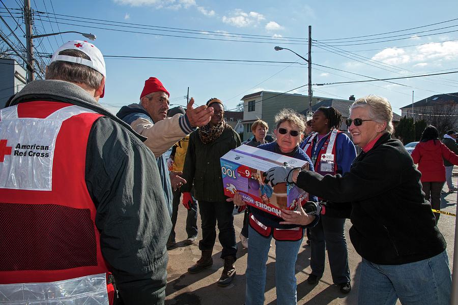 Hurricane Sandy Disaster Relief #2 Photograph by Science Photo Library Hurricane Sandy Disaster Relief #2 Photograph by Science Photo Library