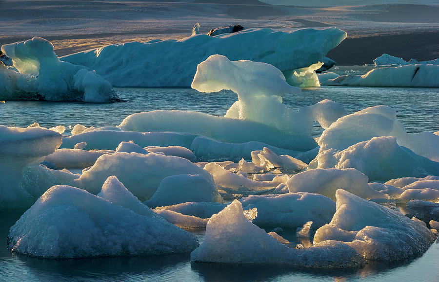 Icebergs Floating In The Jokulsarlon #2 Photograph by Arctic-images