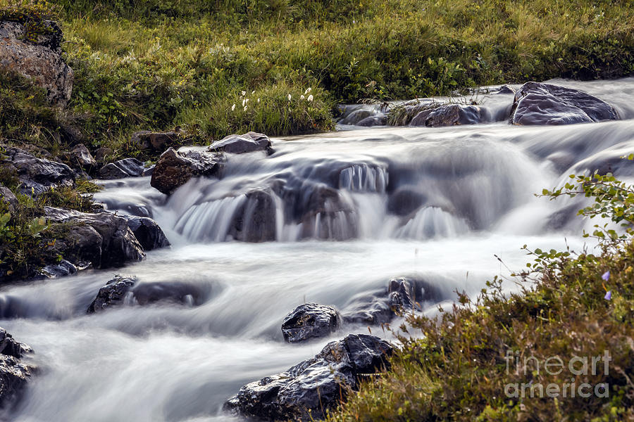 iceland Seydisfjordur waterfall #2 Photograph by Gunnar Orn Arnason