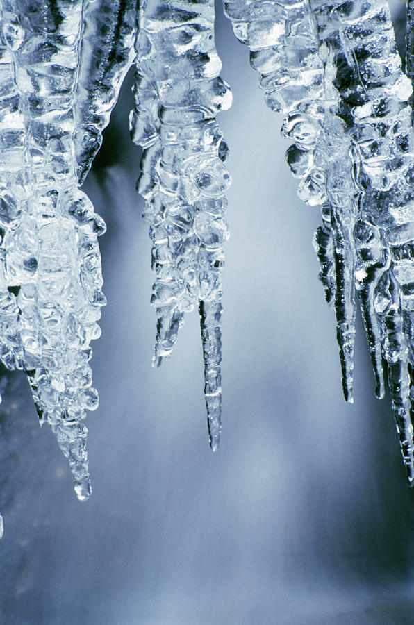 Icicles Photograph by Simon Fraser/science Photo Library - Fine Art America