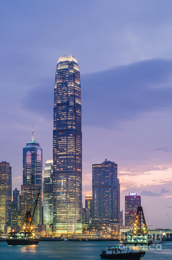 IFC tower in Hong Kong skyline Photograph by Tuimages - Fine Art America