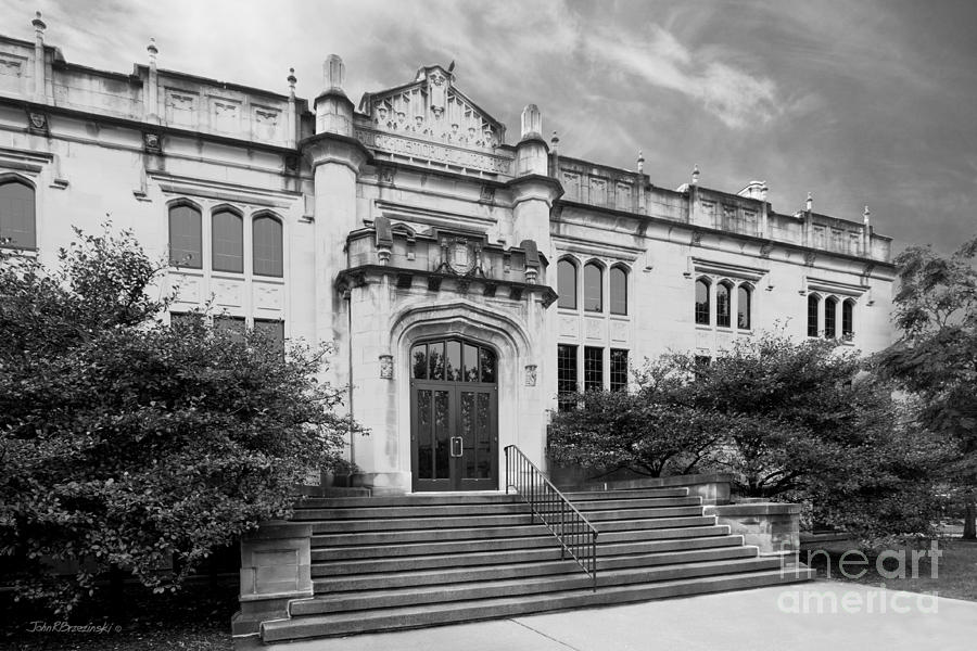 Illinois Wesleyan University Buck Memorial Library Photograph by University Icons