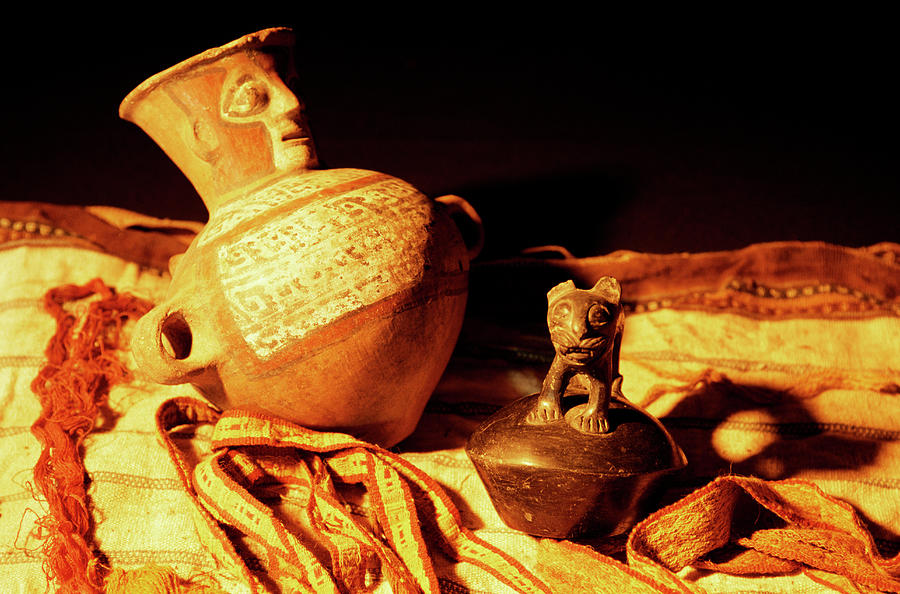 Inca Mummy Grave Goods #2 Photograph by Pasquale Sorrentino/science Photo Library