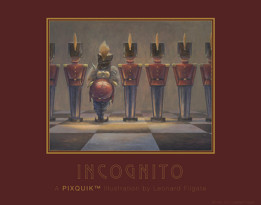 Fantasy Painting - Incognito #2 by Leonard Filgate