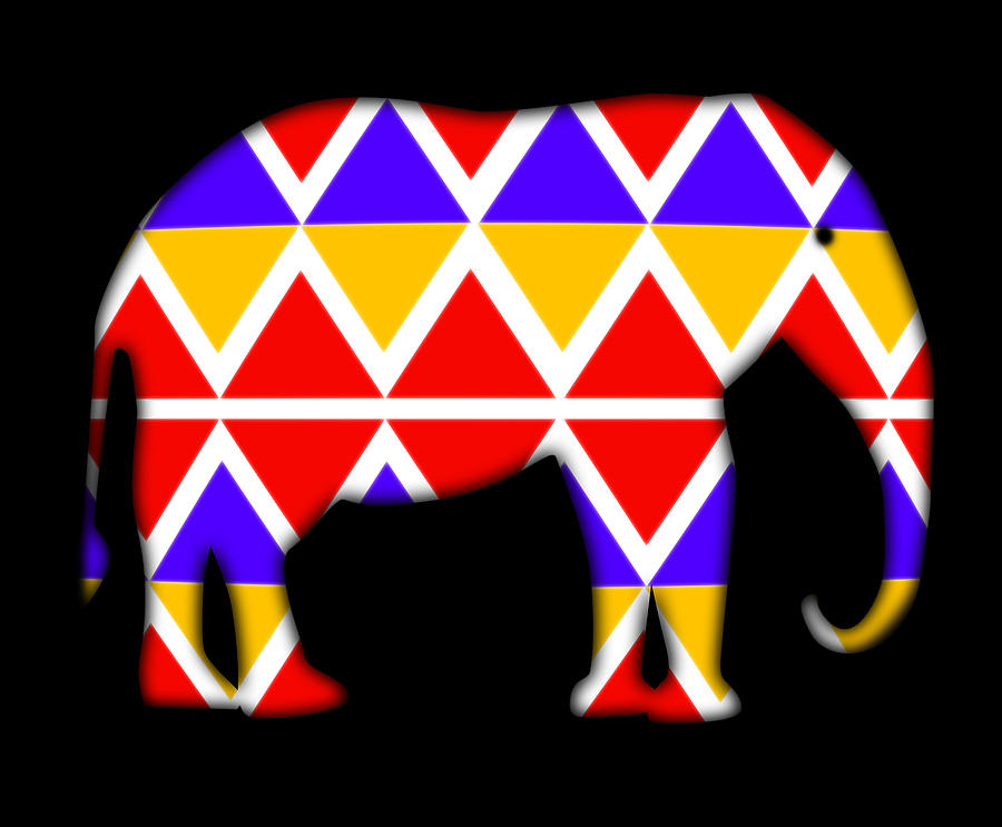 Indian Elephant #2 Digital Art by Charles Stuart