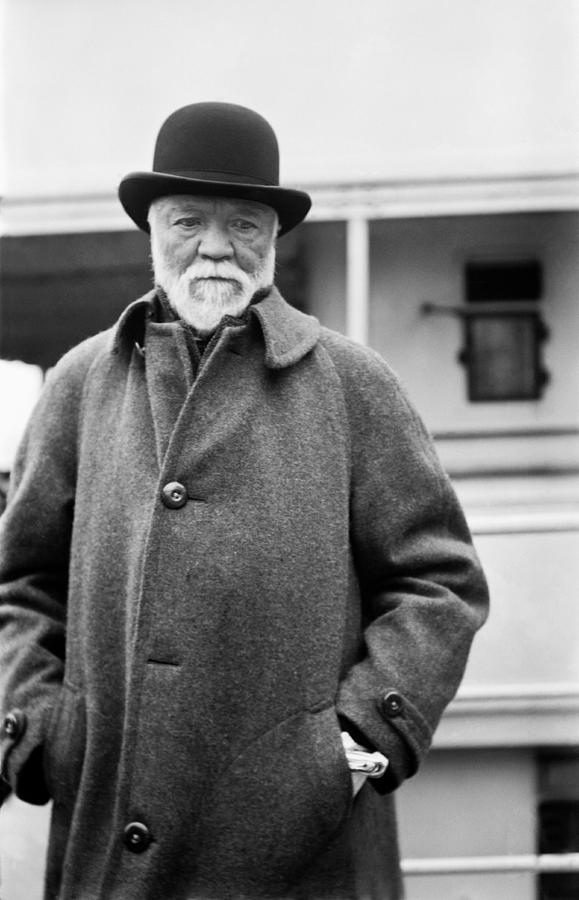 Industrialist Andrew Carnegie #2 Photograph by Underwood Archives
