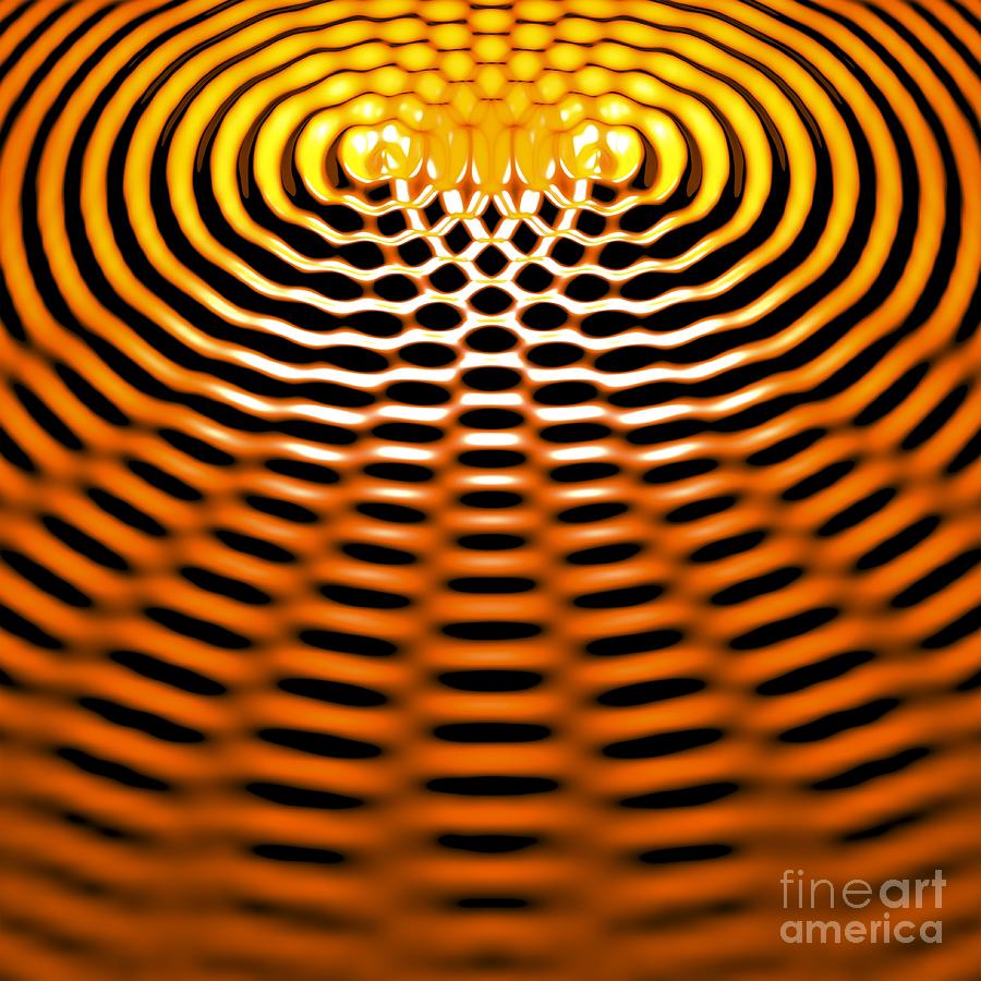 Interference Patterns, Artwork #2 Photograph by Russell Kightley - Pixels