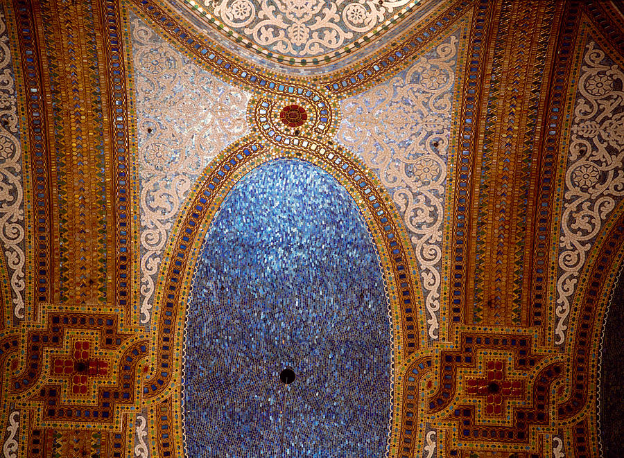 Architecture Photograph - Interior Detail Of Tiffany Dome #2 by Panoramic Images