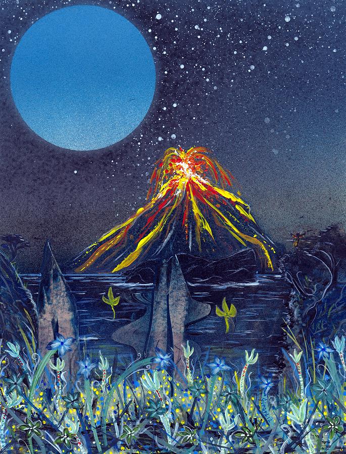 Hawaiian Painting - Interruption by Jason Girard Hawaiian Painting - Interruption by Jason Girard