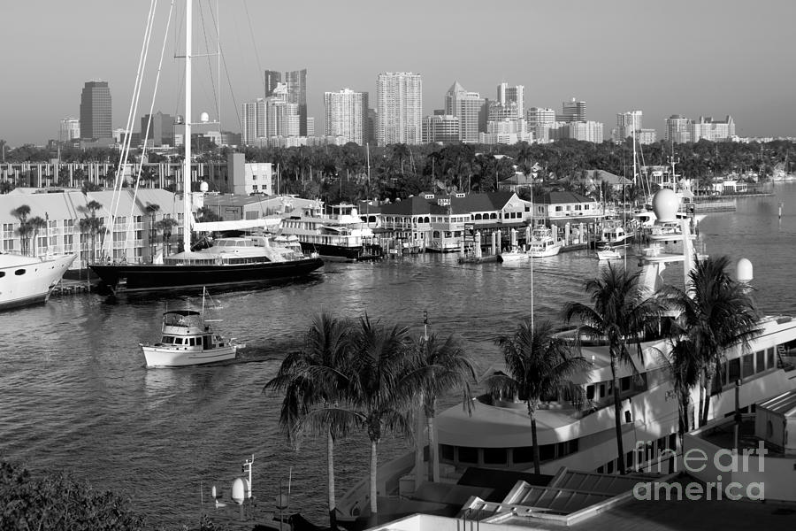 Intracoastal Waterway Fort Lauderdale Photograph by Bill Cobb | Fine ...