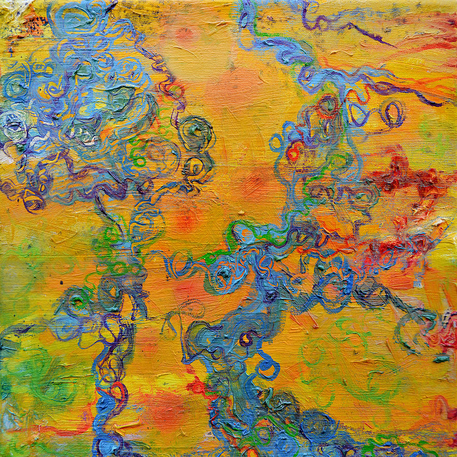 Ion Channel Painting by Regina Valluzzi