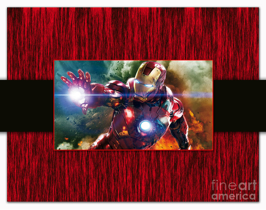 Iron Man #8 Mixed Media by Marvin Blaine