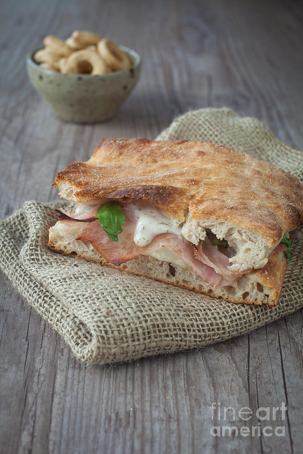 Bread Photograph - Italian sandwich #2 by Sabino Parente