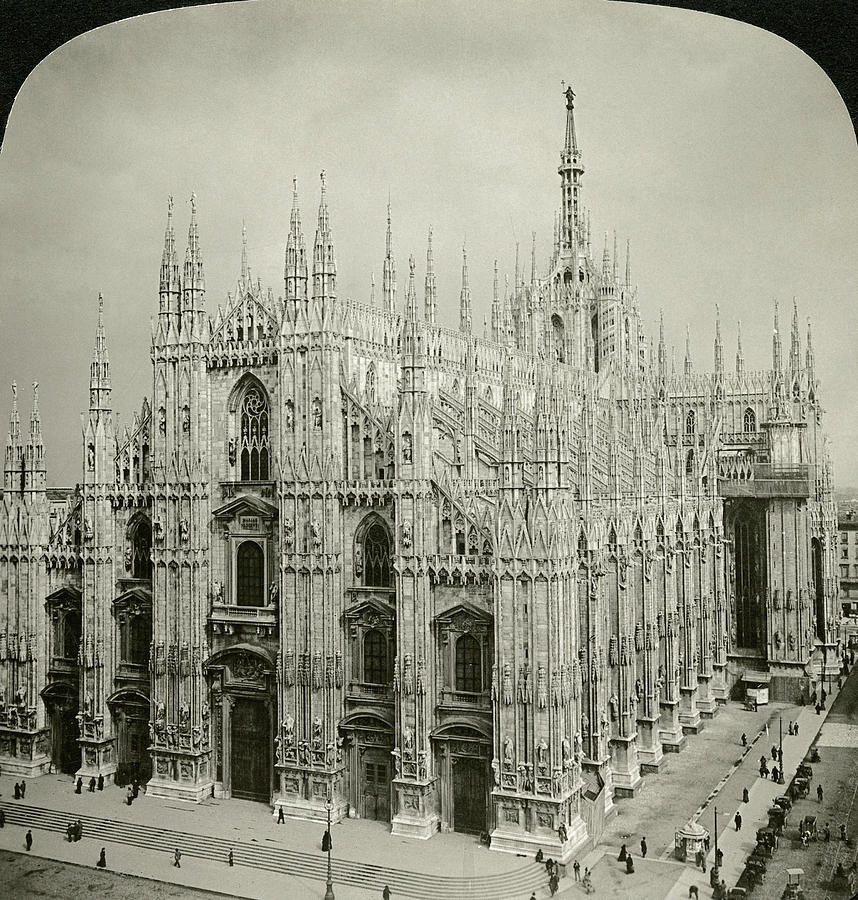 Italy Milan Cathedral #2 Painting by Granger