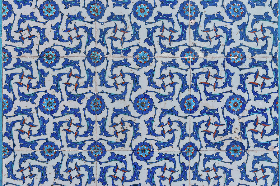 Iznik Ceramic Tile #2 Photograph by Salvator Barki