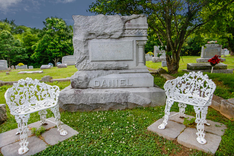 jack Daniels Grave #3 Photograph by Robert Hebert
