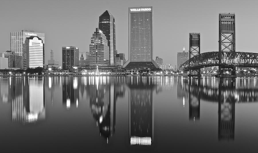Jacksonville Photograph - Jacksonville Black and White #3 by Frozen in Time Fine Art Photography