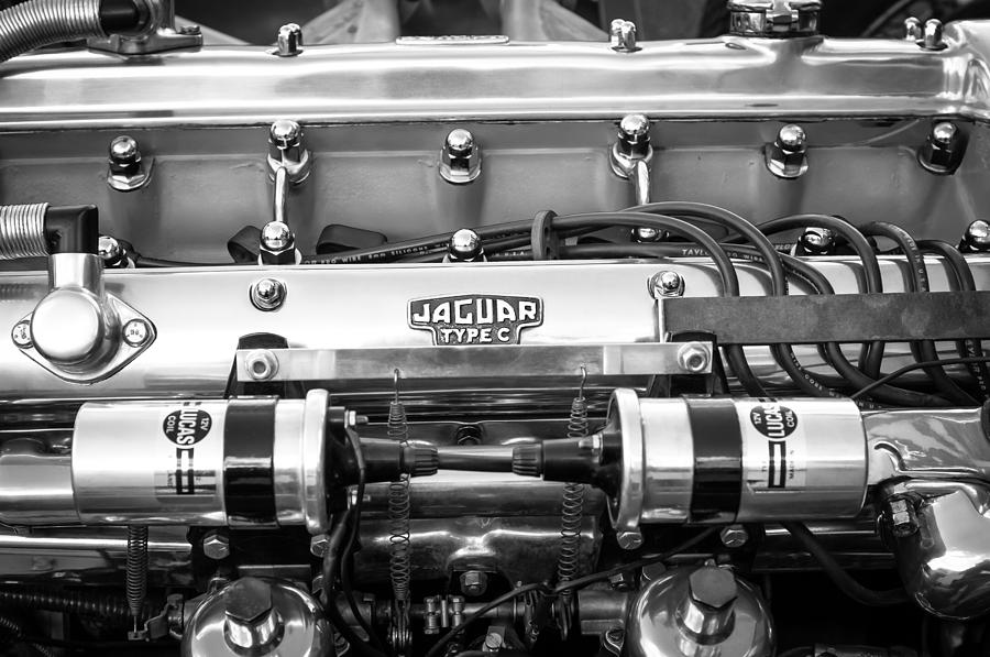 Jaguar Type C Engine #2 Photograph by Jill Reger