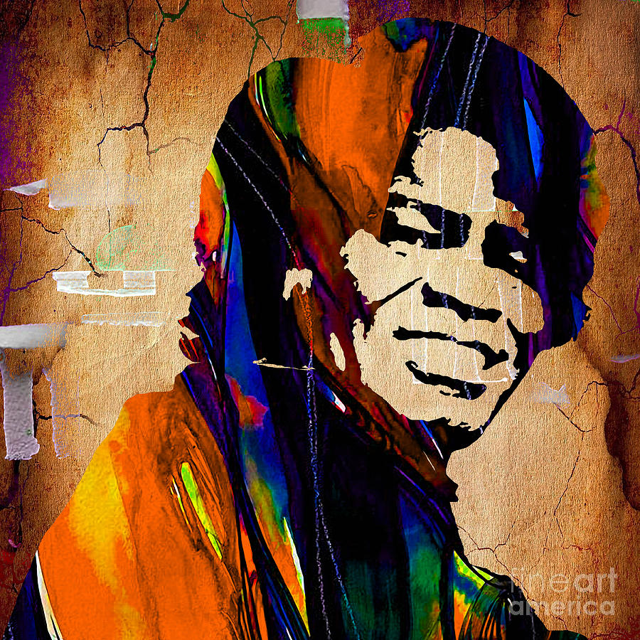 James Brown Mixed Media - James Brown Collection #2 by Marvin Blaine