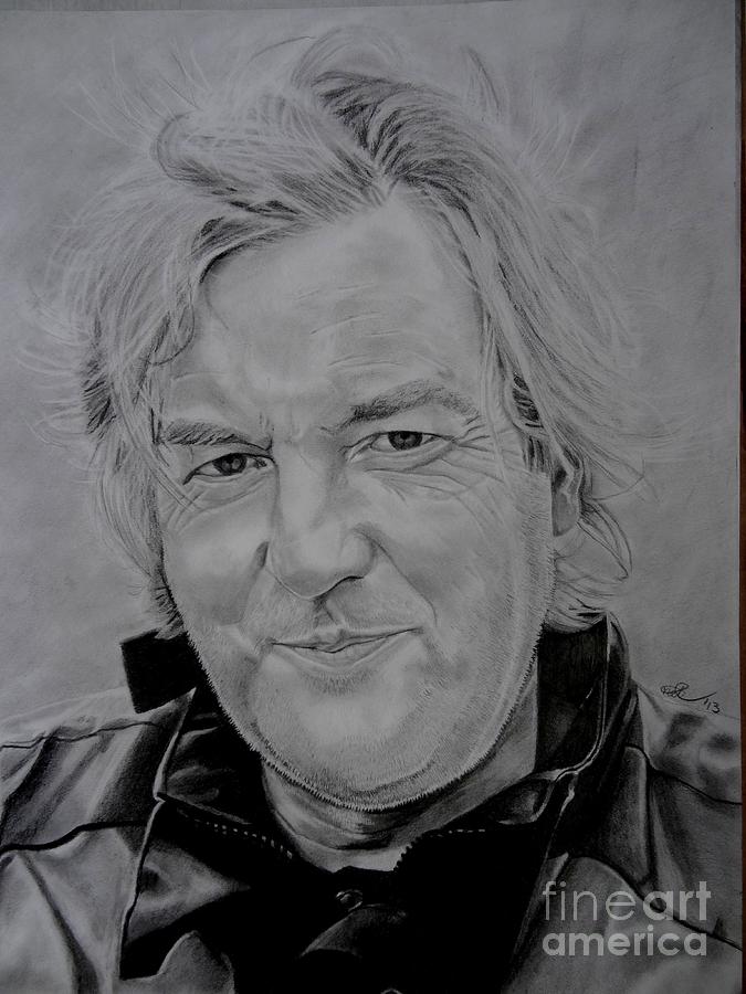  James May Drawing  by Natasja Elise