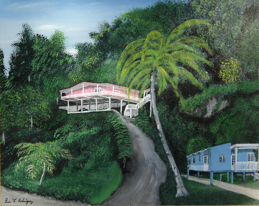 Jayuya Painting by Luis F Rodriguez