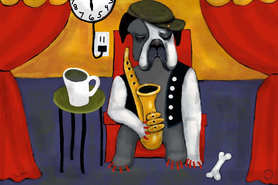 Jazz Dog Digital Art
