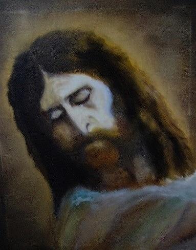 Jesus Christ #2 Painting by Ryszard Ludynia