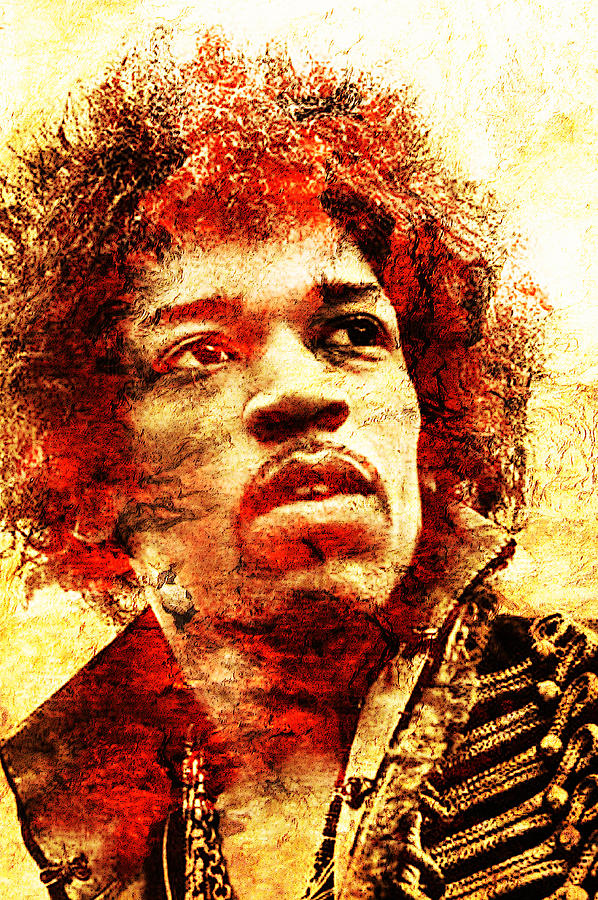 Jimi Hendrix Photograph by J U A N - O A X A C A