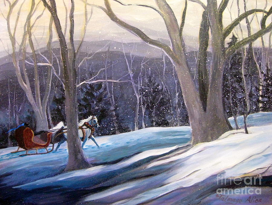 Jingle Bells #1 Painting by Gretchen Allen
