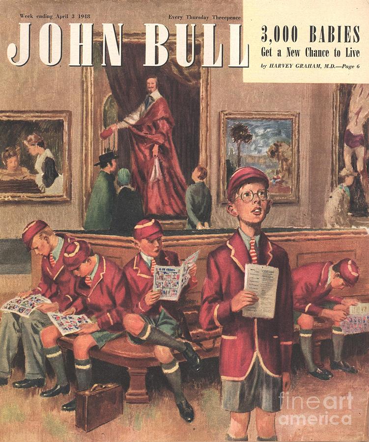 1950s Drawing - John Bull 1950s Uk Art Museums Art #2 by The Advertising Archives