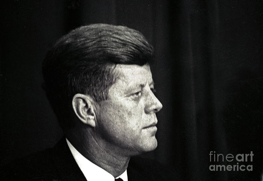 John F. Kennedy, 1963 #2 Photograph by Larry Mulvehill