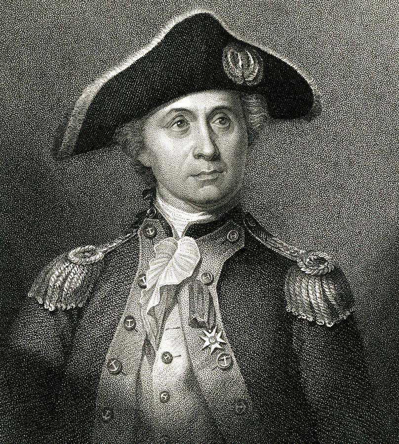 John Paul Jones American Naval Drawing by Mary Evans Picture Library ...