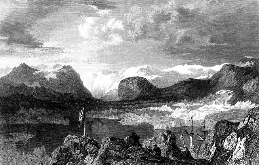 John Ross's Arctic Expedition Drawing by Mary Evans Picture Library