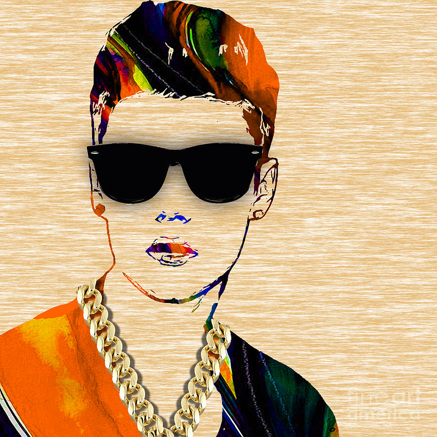 Justin Bieber Mixed Media - Justin Bieber Collection #2 by Marvin Blaine